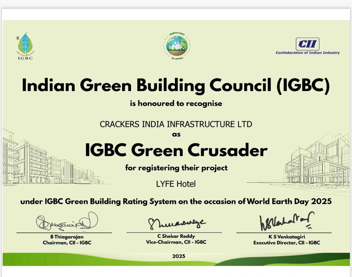 IGBC Green Crusader Certificate 2025