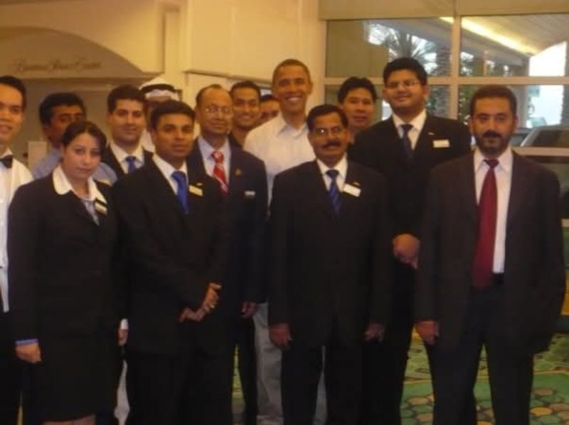 Radisson Blu Kuwait team during distinguished US government delegation visit, 2008